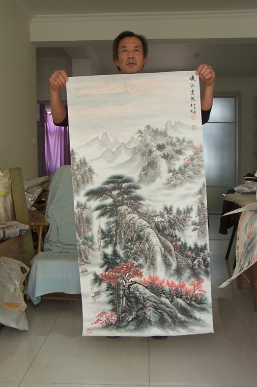 四尺精品山水画